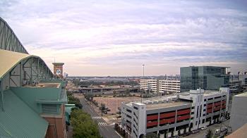 Weather camera view of Minute Maid Park.