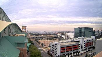Weather camera view of Minute Maid Park.