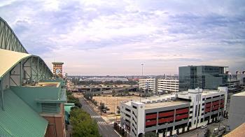 Weather camera view of Minute Maid Park.