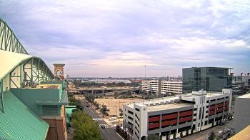 Weather camera view of Minute Maid Park.