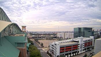 Weather camera view of Minute Maid Park.