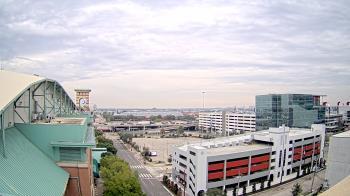 Weather camera view of Minute Maid Park.
