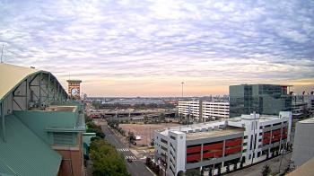 Weather camera view of Minute Maid Park.