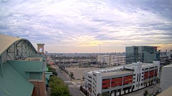 Weather camera view of Minute Maid Park.