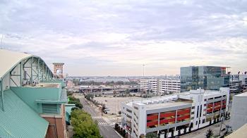 Weather camera view of Minute Maid Park.