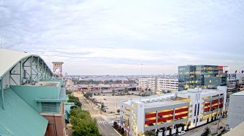 Weather camera view of Minute Maid Park.