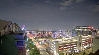 Weather camera view of Minute Maid Park.