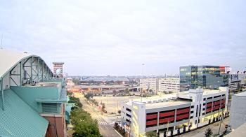 Weather camera view of Minute Maid Park.