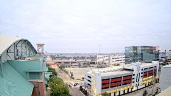 Weather camera view of Minute Maid Park.