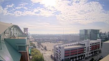 Weather camera view of Minute Maid Park.