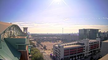 Weather camera view of Minute Maid Park.