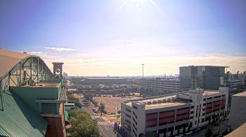 Weather camera view of Minute Maid Park.
