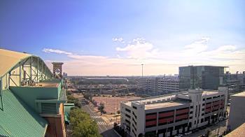 Weather camera view of Minute Maid Park.