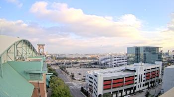 Weather camera view of Minute Maid Park.