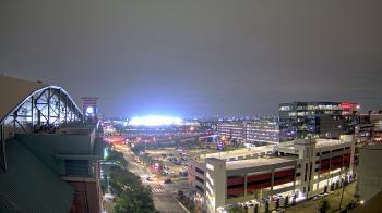 Weather camera view of Minute Maid Park.