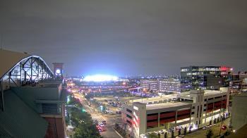 Weather camera view of Minute Maid Park.