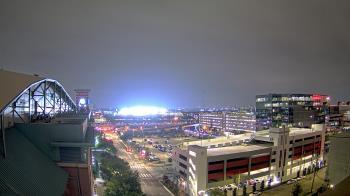 Weather camera view of Minute Maid Park.
