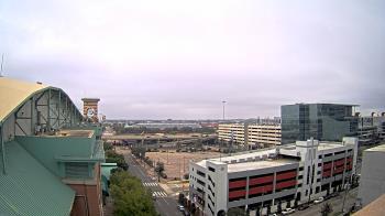 Weather camera view of Minute Maid Park.
