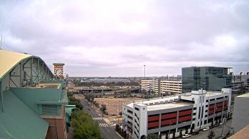 Weather camera view of Minute Maid Park.