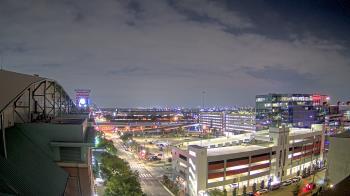 Weather camera view of Minute Maid Park.