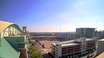 Weather camera view of Minute Maid Park.