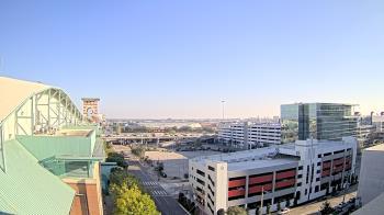 Weather camera view of Minute Maid Park.