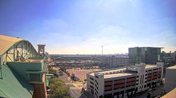 Weather camera view of Minute Maid Park.