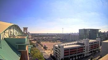 Weather camera view of Minute Maid Park.