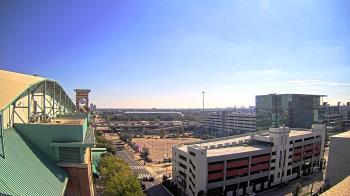 Weather camera view of Minute Maid Park.