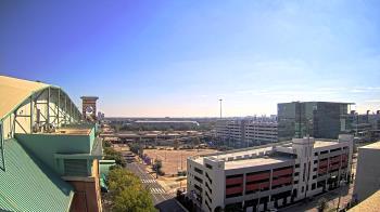 Weather camera view of Minute Maid Park.