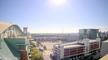 Weather camera view of Minute Maid Park.