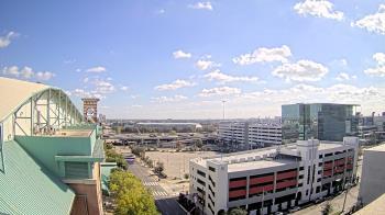 Weather camera view of Minute Maid Park.