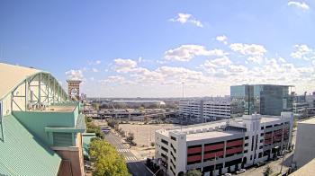 Weather camera view of Minute Maid Park.