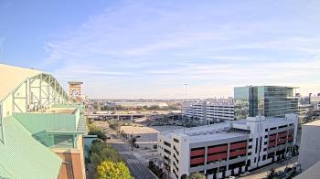 Weather camera view of Minute Maid Park.