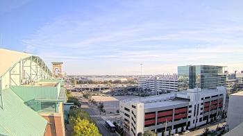 Weather camera view of Minute Maid Park.