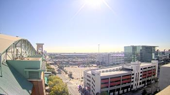 Weather camera view of Minute Maid Park.
