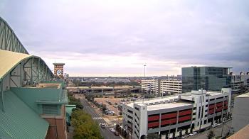 Weather camera view of Minute Maid Park.