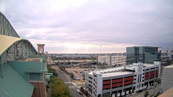 Weather camera view of Minute Maid Park.
