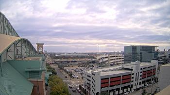 Weather camera view of Minute Maid Park.