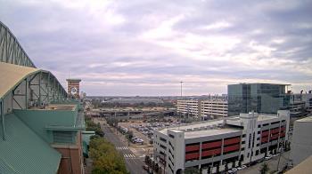 Weather camera view of Minute Maid Park.