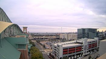 Weather camera view of Minute Maid Park.