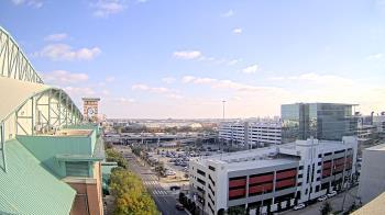 Weather camera view of Minute Maid Park.