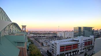 Weather camera view of Minute Maid Park.