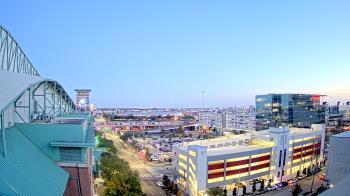 Weather camera view of Minute Maid Park.
