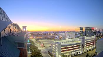 Weather camera view of Minute Maid Park.