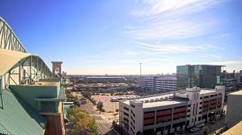 Weather camera view of Minute Maid Park.