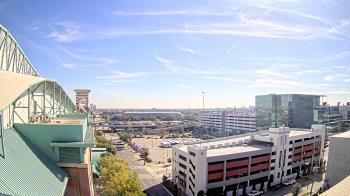 Weather camera view of Minute Maid Park.