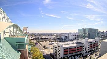 Weather camera view of Minute Maid Park.