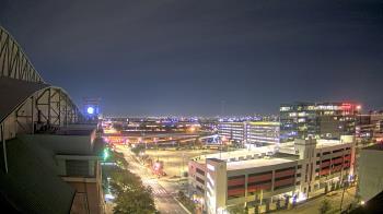 Weather camera view of Minute Maid Park.
