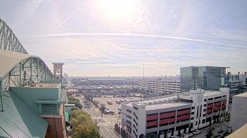Weather camera view of Minute Maid Park.
